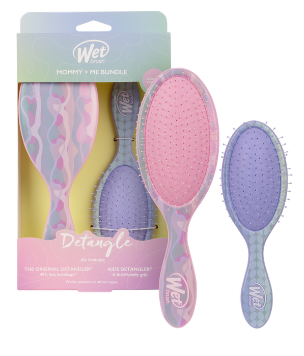 WetBrush Pro Detangler Mummy & Me Pearl Bundle