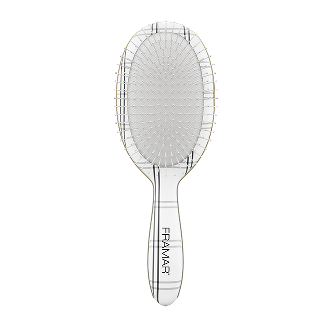 Framar Plaid Hair Day Detangle Brush - Charlotte