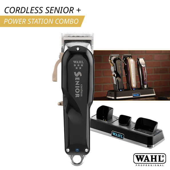 Wahl Senior Clipper + Power Station Combo