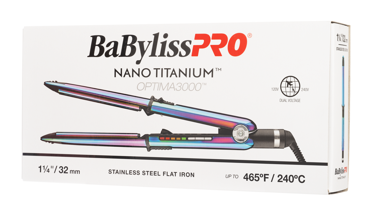 BaBylissPRO Optima Nano Titanium 3000 Hair Straightener