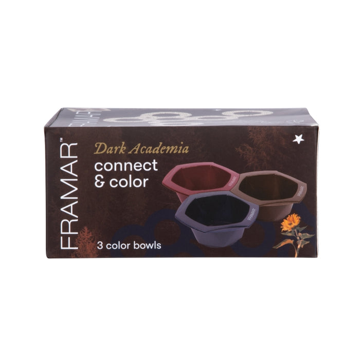 Framar Dark Academia - 3pc Connect & Colour Bowls