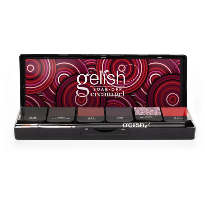 Gelish Cream Gel Getting Reddy 6pc Palette