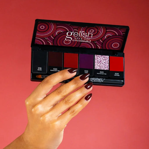 Gelish Cream Gel Getting Reddy 6pc Palette