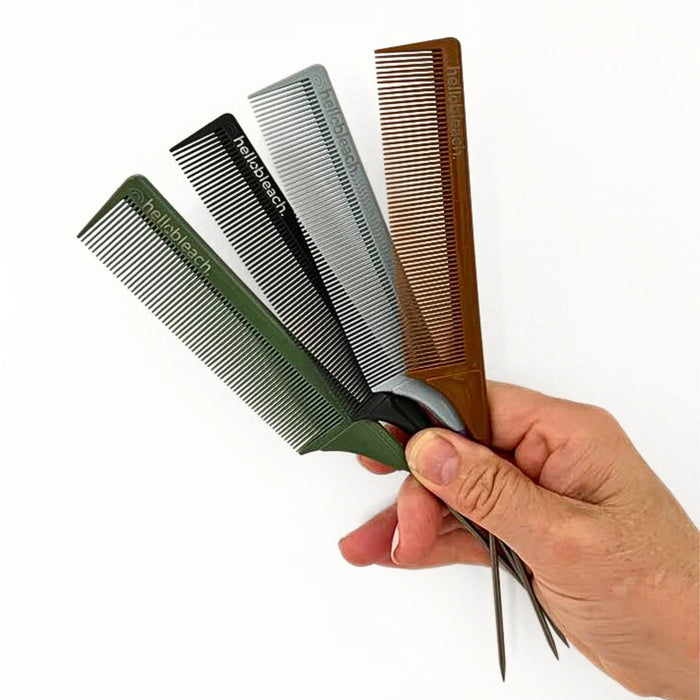 Hello Bleach Tail Comb with Stainless Steel Tip - Earth Collection