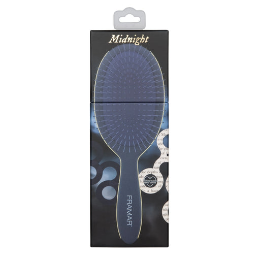 Framar Dark Academia Detangle Brush - Midnight