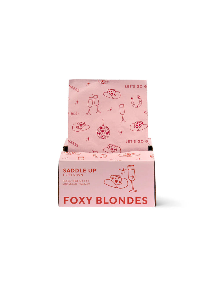 Foxy Foil Blondes Saddle up Pop-up