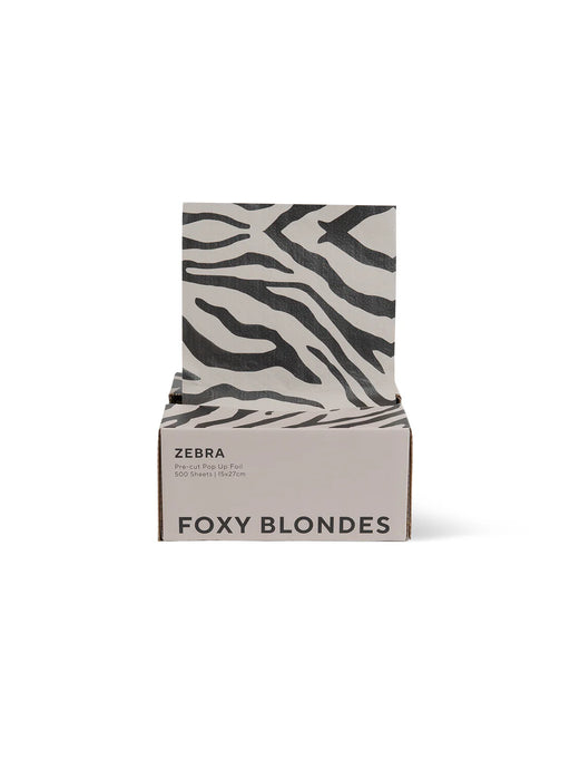 Foxy Blondes Zebra Pop Up Foil