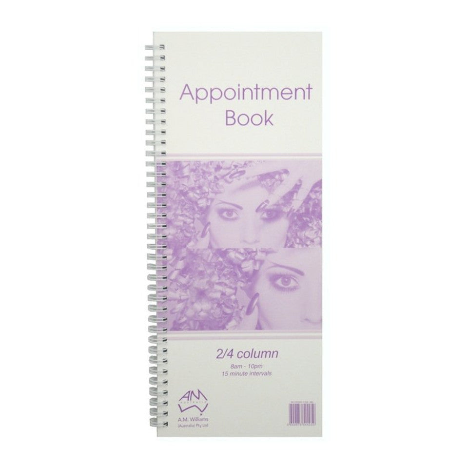 AM Williams Appointment Book 2 Column