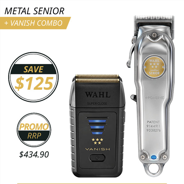 Wahl Metal Senior Clipper & Vanish Shaver Combo