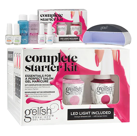 Gelish Complete Starter Kit with On The Go LED Light Salonshop