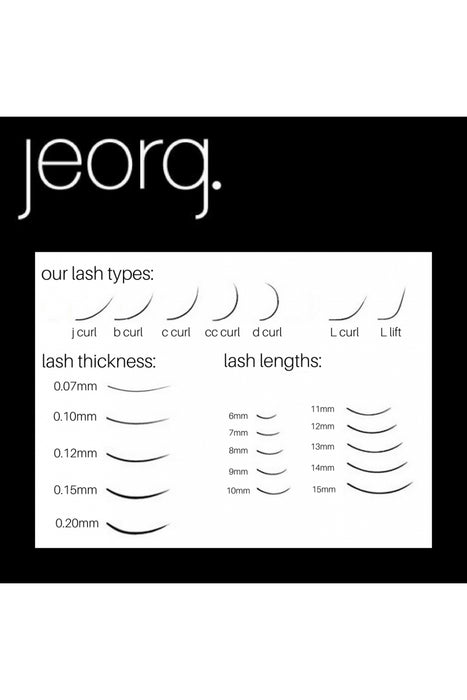 Jeorg. Premade Lash  10D D Curl 0.07