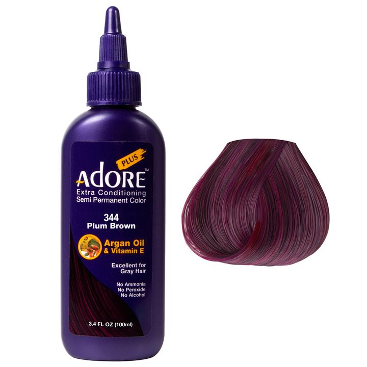 Adore Plus Semi Permanent Plum Brown